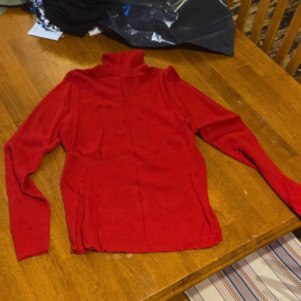Next Vibrant Red Cowl Neck Sweater